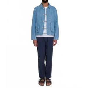 NEW FOLK assembly summer twill pants in navy